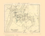 Swanton Village, Vermont 1871 Old Town Map Reprint - Franklin Co.