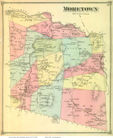 Moretown, Vermont 1873 Old Town Map Reprint - Washington Co.