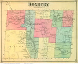 Roxbury, Vermont 1873 Old Town Map Reprint - Washington Co.