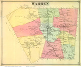 Warren, Vermont 1873 Old Town Map Reprint - Washington Co.