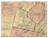 Wells, Vermont 1854 Old Town Map Custom Print - Rutland Co.
