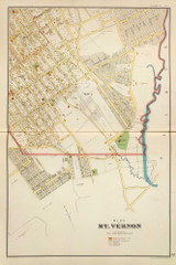 Mt Vernon - Sheet 1, New York 1893 - Old Town Map Reprint - Westchester Co. Atlas 9