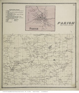 Parish, New York 1867 - Old Town Map Reprint - Oswego Co. Parish, New York 1867 - Old Town Map Reprint - Oswego Co.