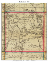 Wethersfield, New York 1853 Old Town Map Custom Print - Wyoming Co.