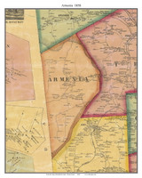 Armenia Township, Pennsylvania 1858 Old Town Map Custom Print - Bradford Co.