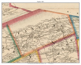 Fayette Township, Pennsylvania 1863 Old Town Map Custom Print - Juniata Co.