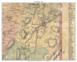 Carbondale Township, Pennsylvania 1864 Old Town Map Custom Print - Luzerne Co.