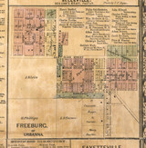 Fresburg Village Urbanna Village - St Clair Co., Illinois 1863 Old Town Map Custom Print - St. Clair Co. Fresburg Village Urbanna Village - St Clair Co., Illinois 1863 Old Town Map Custom Print - St. Clair Co.