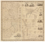Lawrence & Beaver County Pennsylvania 1860 Copy 2 - Old Map Reprint