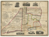 Union County Pennsylvania 1856 Copy A - Old Map Reprint