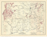 Surry County North Carolina 1921 - Old Map Reprint