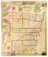 Clinton County New York 1856 - Old Map Reprint