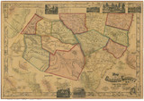 Greene County New York 1856 - Old Map Reprint