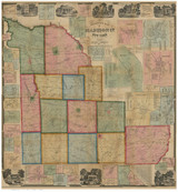 Madison County New York 1859 - Old Map Reprint