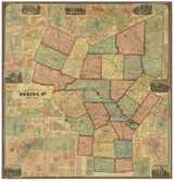 Oneida County New York 1858 - Old Map Reprint