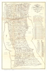 Seneca County New York 1850 - Old Map Reprint