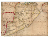 Staten Island (Richmond Co.) County New York 1860 - Old Map Reprint
