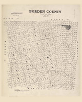 Borden County Texas 1892 - Old Map Reprint