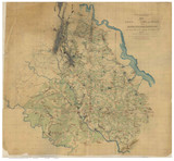 Essex & part of King, Queen, and King William County Virginia 1863 - Old Map Reprint