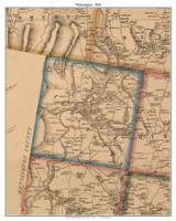 Wilmington, Vermont 1856 Old Town Map Custom Print - Windham Co.