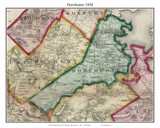 Dorchester, Massachusetts 1858 Old Town Map Custom Print - Norfolk Co.