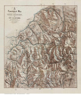 White Mountains 1870 - Hitchcock - Old Map Custom Print New Hampshire Specials