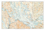 Meredith to Wolfeboro - Lake Winnipesaukee 1928 - Custom USGS Old Topo Map - New Hampshire