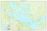 Lake Winnipesaukee, Meredith to Wolfeboro (2:3) 1987 - Custom USGS Old Topo Map - New Hampshire