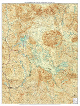 Lake Winnipesaukee Area 1909-1931 - Custom USGS Old Topo Map - New Hampshire