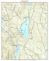 Crystal Lake 1998 - Custom USGS Old Topo Map - New Hampshire