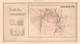 Ballston Spa and Business Directory - Milton, New York 1866 - Old Town Map Reprint - Saratoga Co.