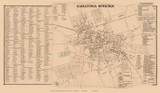 Saratoga Springs Village and Business Directory - Saratoga Springs, New York 1866 - Old Town Map Reprint - Saratoga Co.