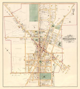 Borough of Doylestown, Pennsylvania 1891 - Old Map Reprint - Bucks County Borough of Doylestown, Pennsylvania 1891 - Old Map Reprint - Bucks County