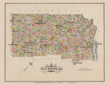 Plumstead, Pennsylvania 1891 - Old Map Reprint - Bucks County