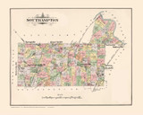 Southampton, Pennsylvania 1891 - Old Map Reprint - Bucks County Southampton, Pennsylvania 1891 - Old Map Reprint - Bucks County