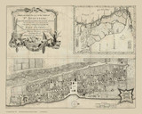 St Augustine 1764  - Old Map Reprint - Florida Cities