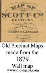 Title of Source Map - Scott Co., Kentucky 1879 - NOT FOR SALE - Scott Co.