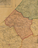 Precinct 4, Long Lick - Scott County, Kentucky 1879 Old Town Map Custom Print - Scott Co.