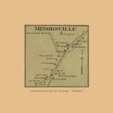 Minorsville Village - Precinct 3 - Scott County, Kentucky 1879 Old Town Map Custom Print - Scott Co.