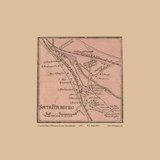 South Fitchburg Village, Fithcburg Massachusetts 1857 Old Town Map Custom Print - Worcester Co. South Fitchburg Village, Fithcburg Massachusetts 1857 Old Town Map Custom Print - Worcester Co.