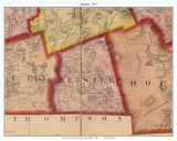 Webster  Massachusetts 1857 Old Town Map Custom Print - Worcester Co. Webster  Massachusetts 1857 Old Town Map Custom Print - Worcester Co.