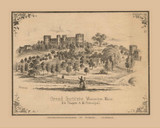 Oread Institute, Worcester Massachusetts 1857 Old Town Map Custom Print - Worcester Co. Oread Institute, Worcester Massachusetts 1857 Old Town Map Custom Print - Worcester Co.