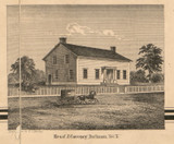 Residence of J. Coveney, Michigan 1860 Old Town Map Custom Print - Berrien Co.