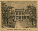 Residence of James Turner, Michigan 1859 Old Town Map Custom Print - Ingham Co.