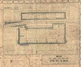 Pewamo, Michigan 1861 Old Town Map Custom Print - Ionia Co.