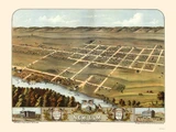 New Ulm, Minnesota 1870 Bird's Eye View