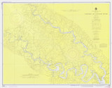 Pamunkey and Mattaponi Rivers 1975 - Old Map Nautical Chart AC Harbors 496 - Virginia