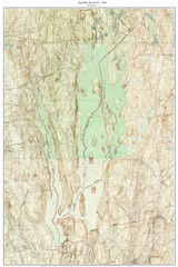 Quabbin Reservoir 1946 - Custom USGS Old Topo Map - Massachusetts Quabbin Reservoir 1946 - Custom USGS Old Topo Map - Massachusetts