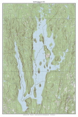 Quabbin Reservoir 2021 - Custom USGS Old Topo Map - Massachusetts