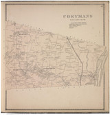 Coeymans, Albany Co., New York 1866 - Old Town Map Reprint - Albany & Schenectady Cos. Atlas Coeymans, Albany Co., New York 1866 - Old Town Map Reprint - Albany & Schenectady Cos. Atlas